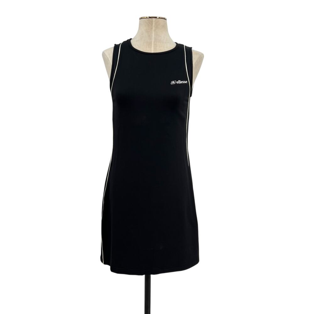 Ellesse Foggia Tennis Tank Dress Sporty Activewear‎ Black Size Large